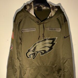 Philadelphia eagles military veterans hoodie 2018-2019